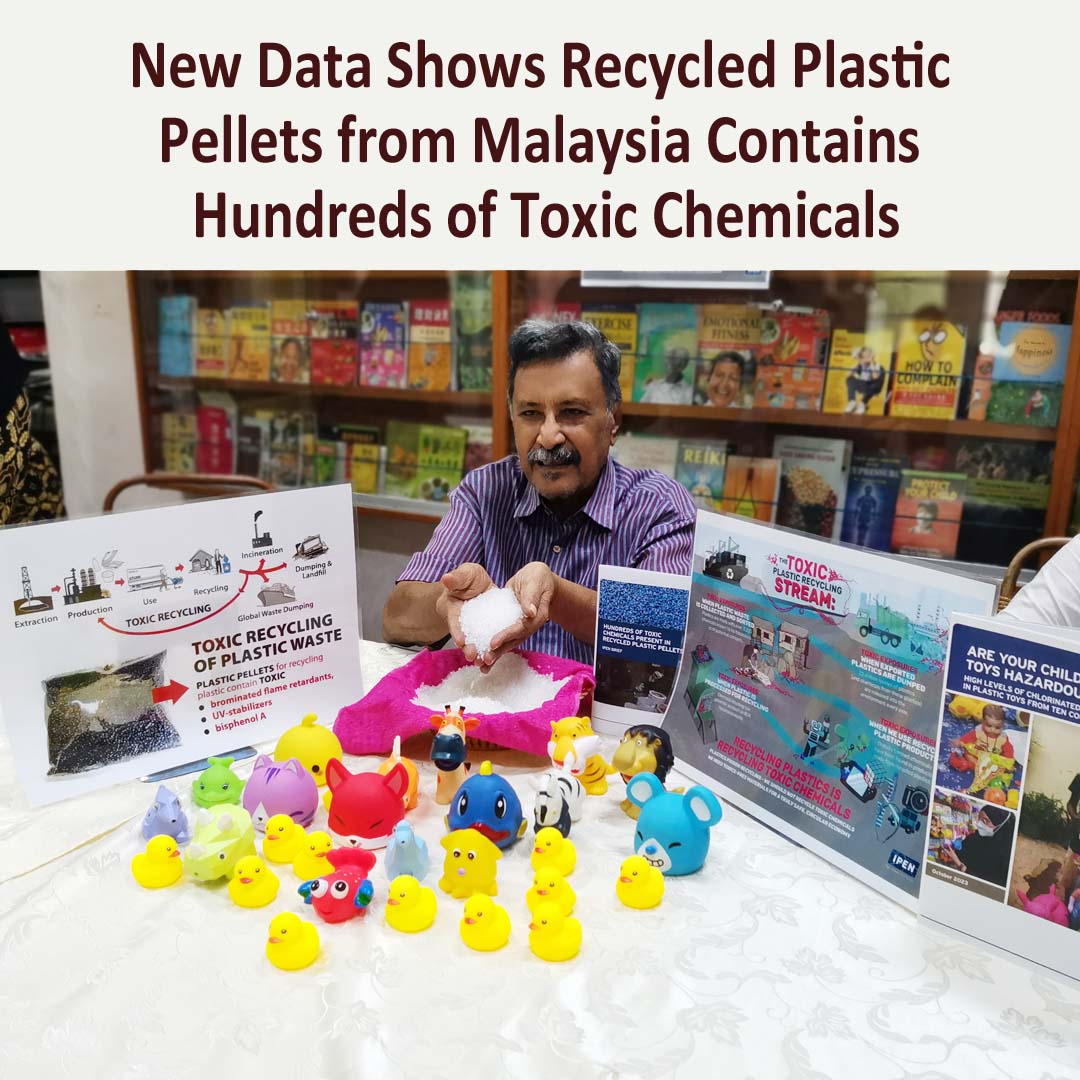 New Data Shows Recycled Plastic Pellets from Malaysia Contains Hundreds of Toxic Chemicals
