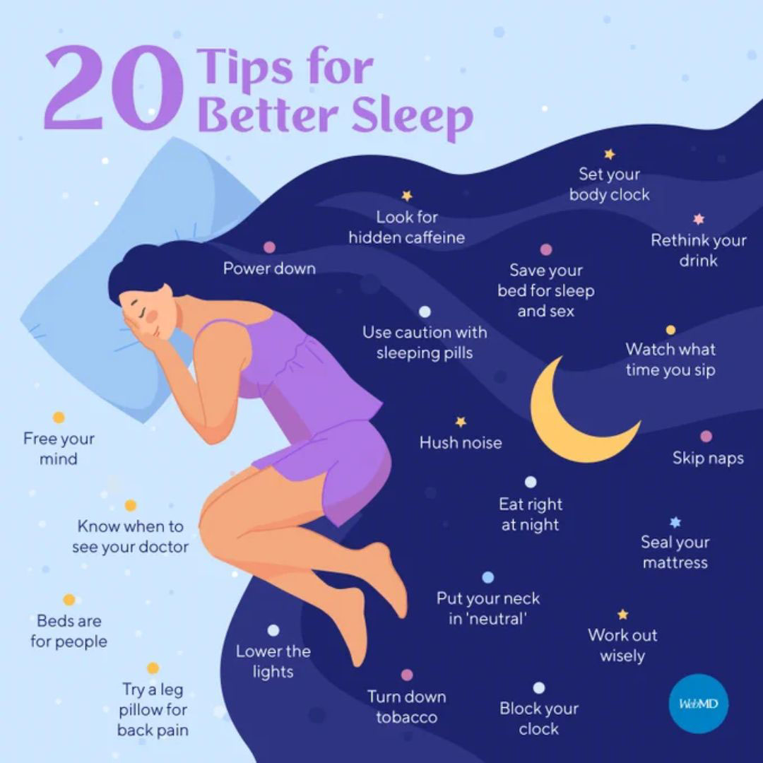 20 Tips for Better Sleep