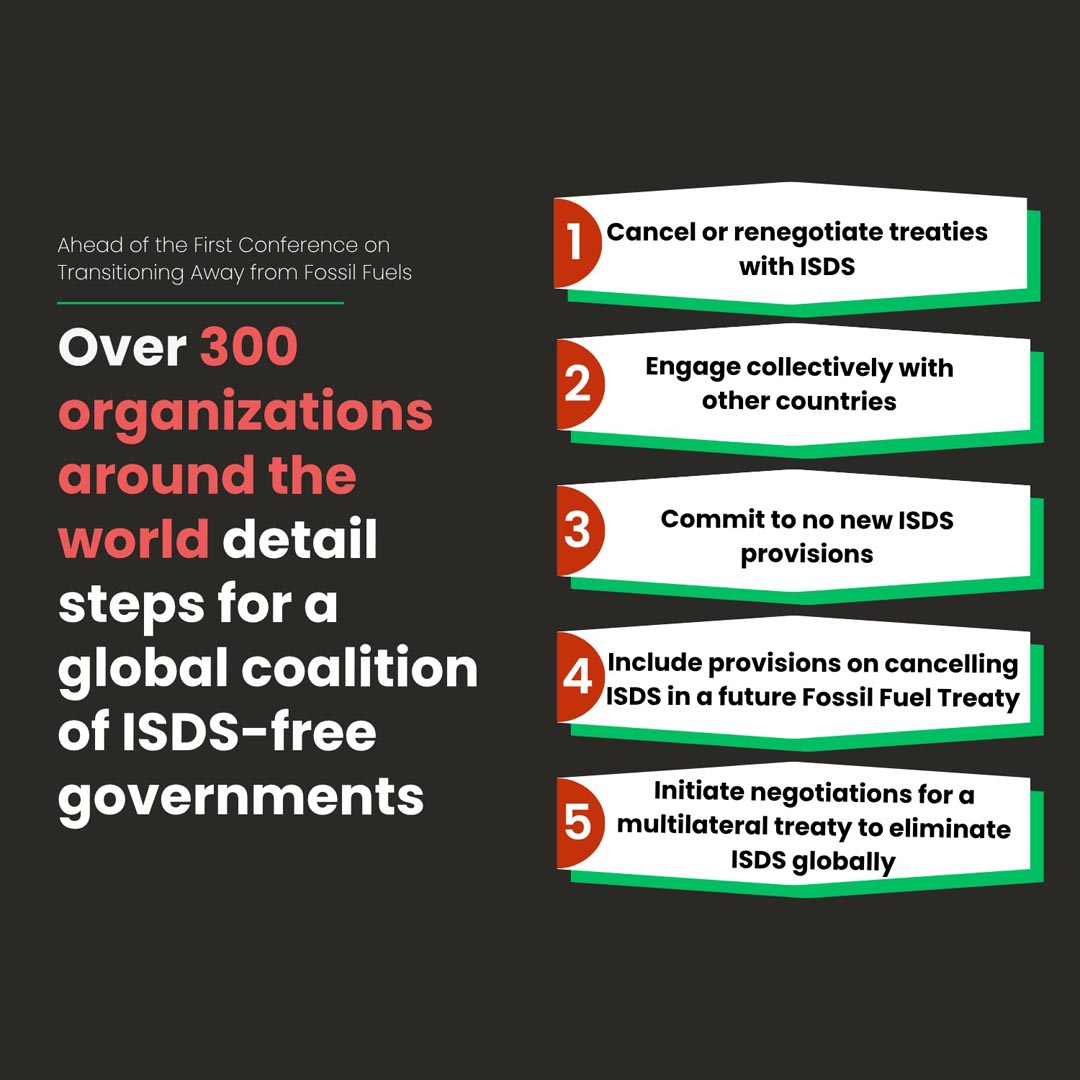 EXIT ISDS: Over 300 Groups Around the World Call on Countries to Start Freeing Themselves from Secretive Tribunals