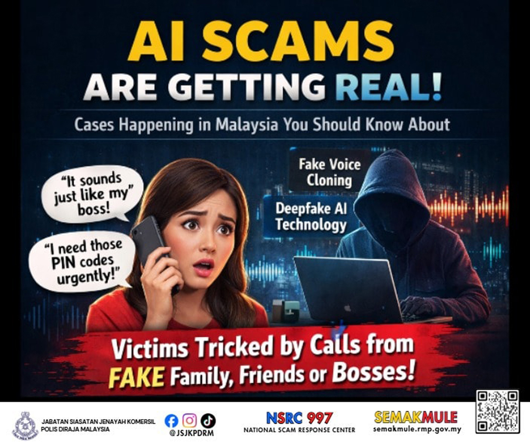BEWARE OF AI SCAMS