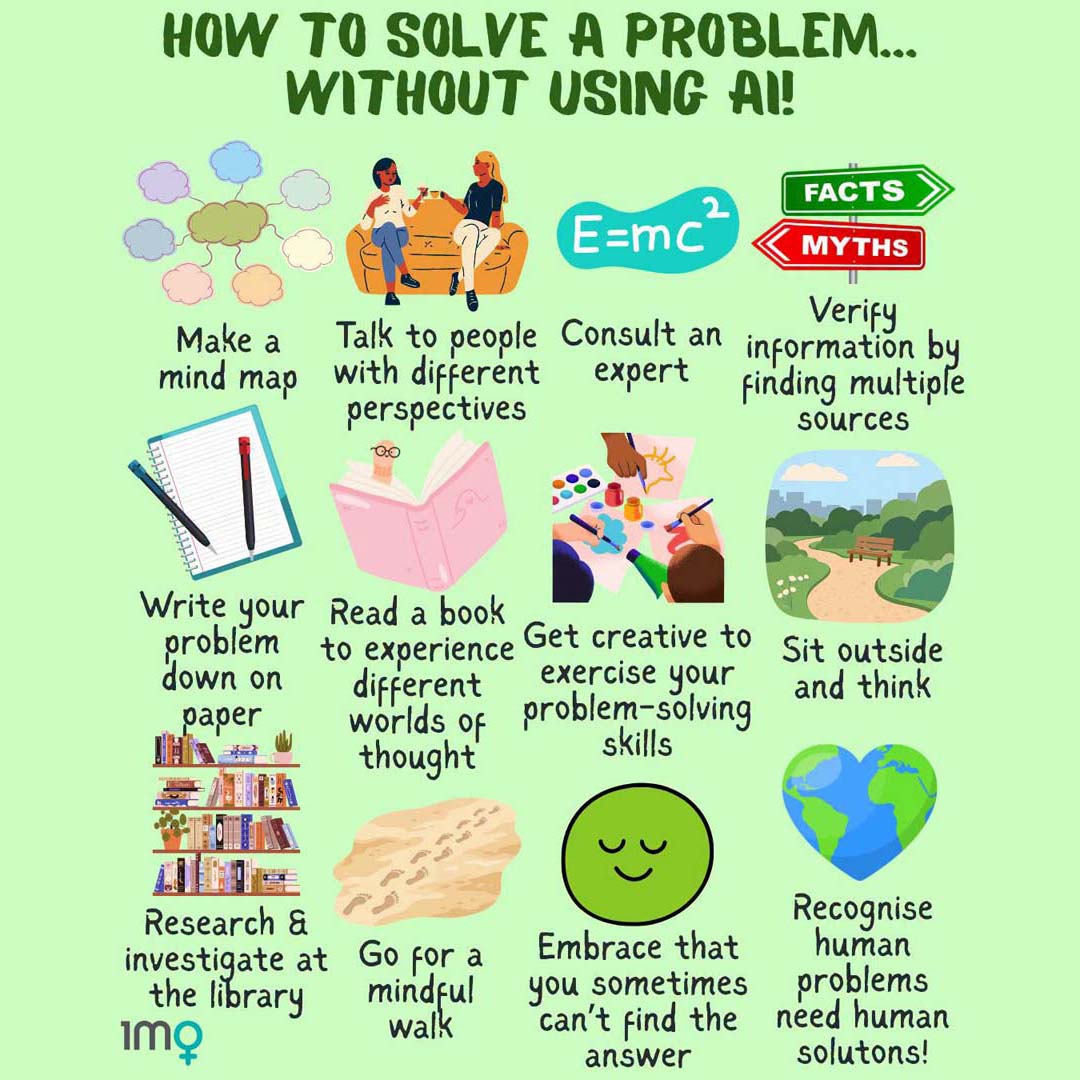 How to Solve a Problem Without Using AI
