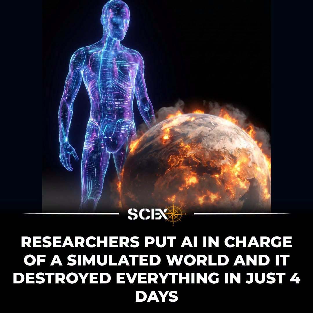 Giving AI Control Over Society Led to Total Extinction in Just 4 Days, Virtual Experiment Shows