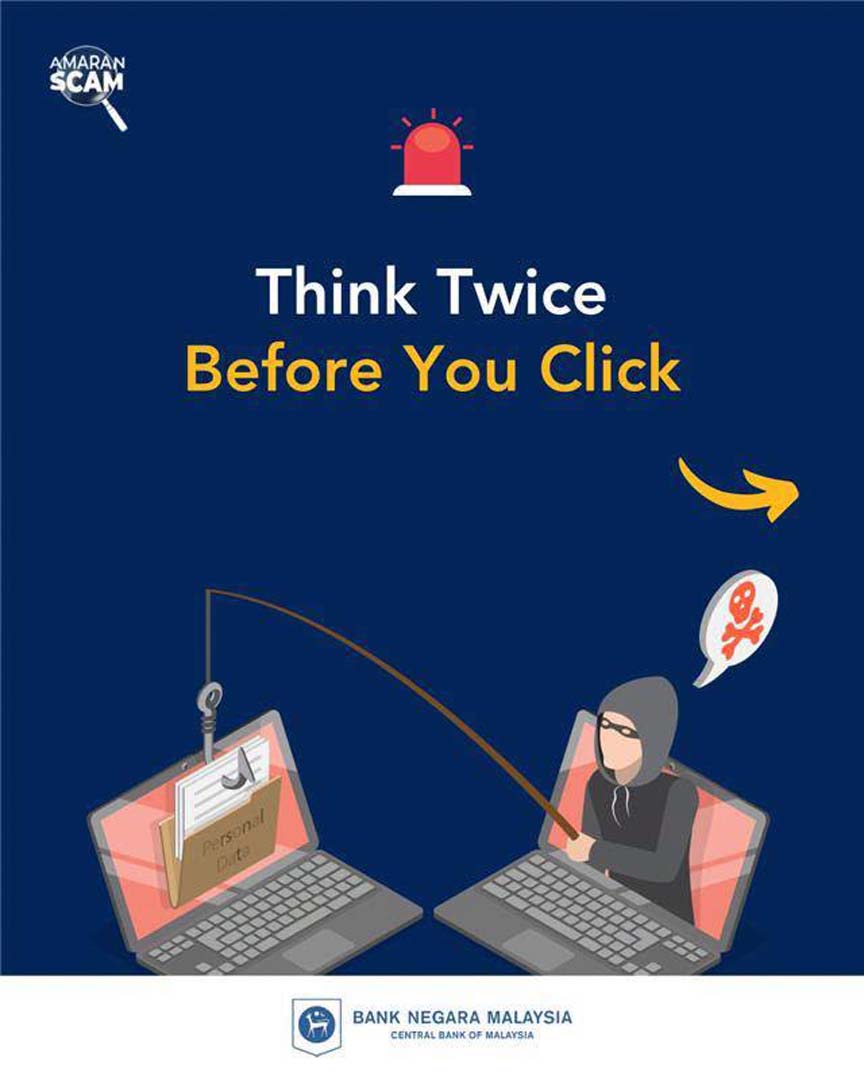THINK TWICE BEFORE YOU CLICK