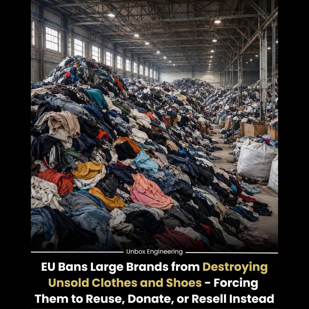 Europe Makes It Illegal to Destroy Unsold Clothes