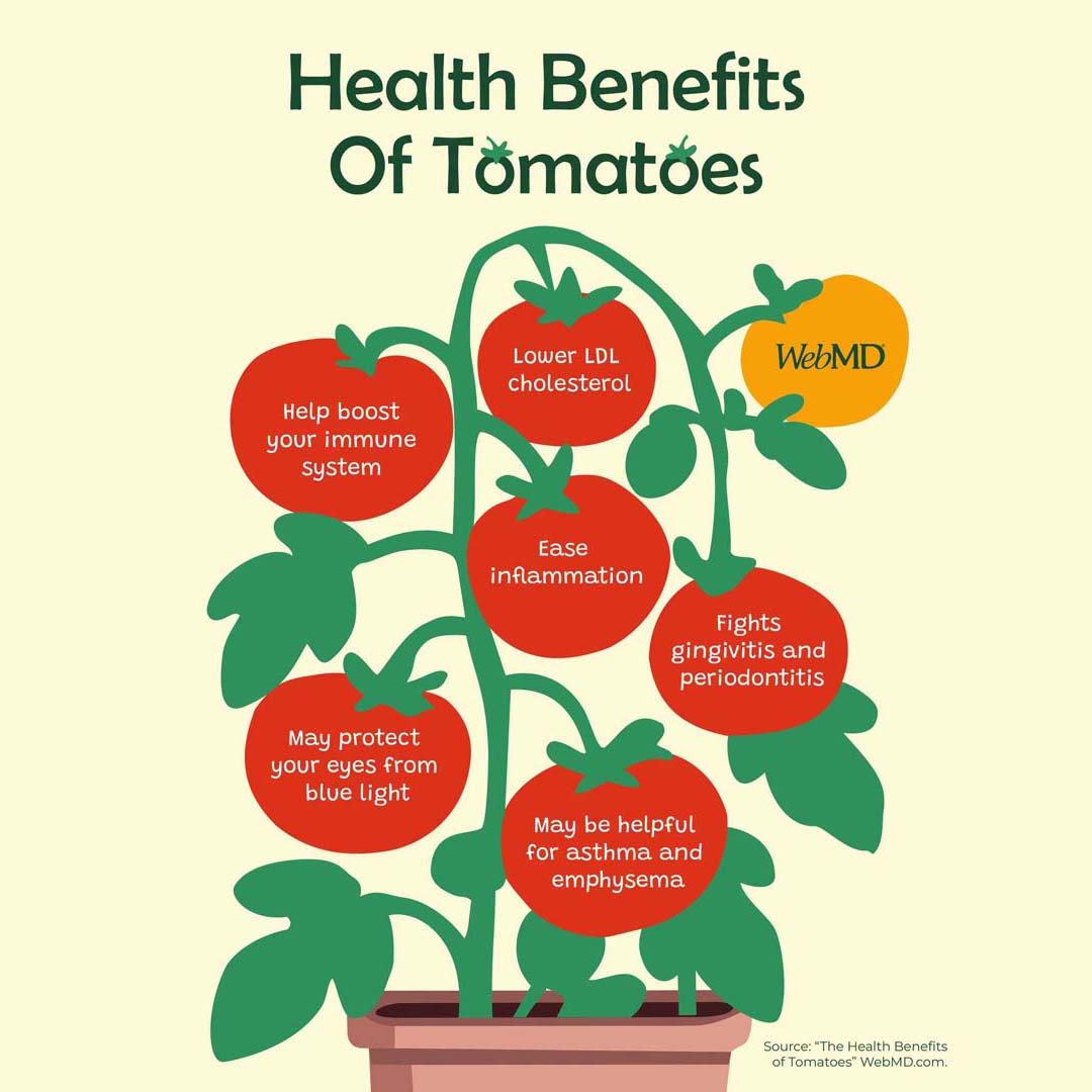 TOMATOES: A Simple Food with Superior Health Benefits