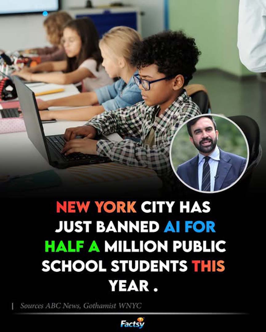 New York Bans AI Use for 600,000 Students Until High School
